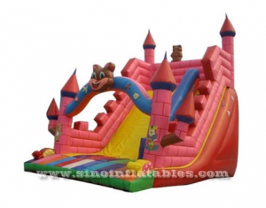 kids comic n Animation inflatable castle slide