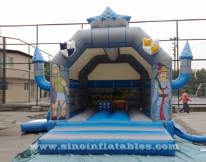 Classical kids commercial bouncy castle made of 0.55mm pvc tarpaulin-Sino Inflatables