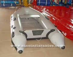 2 persons fishing inflatable sports boat