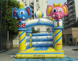 elephant N monkey toddler kids inflatable bouncer