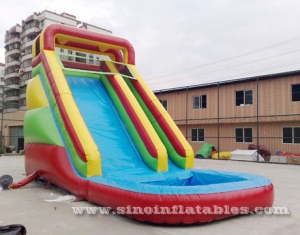 6 meters high kids commercial inflatable water slide