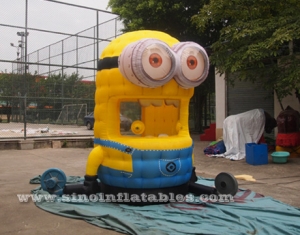 Despicable Me Minion inflatable money booth