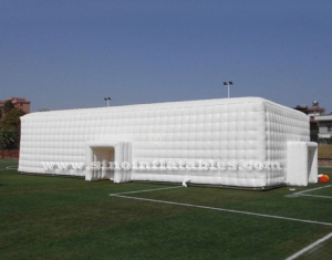 white giant inflatable cube tent for wedding parties