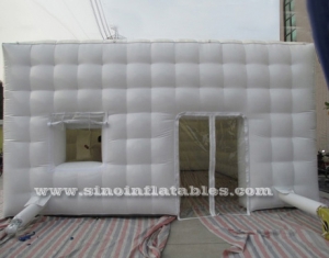 white big party inflatable cube tent