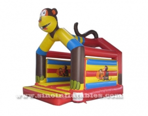 children jungle monkey inflatable bouncy castle