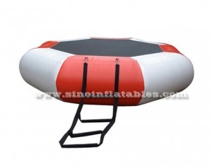 kids N adults inflatable water trampoline with ladder