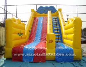 China giant elephant inflatable slide for sale