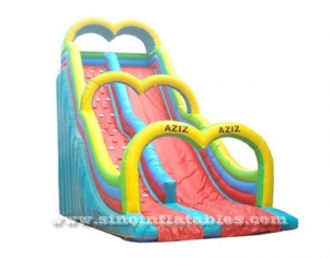giant Aziz adults inflatable slide