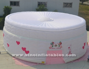 palace wedding LED light inflatable tent