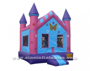 kids butterfly park inflatable bounce house