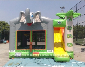 kids elephant inflatable bounce house