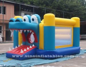 indoor kids big mouth crocodile inflatable bouncer