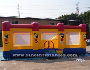 big clown kids inflatable jumping castle