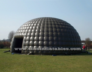 black giant inflatable dome tent