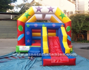 Kids parties bouncy castle with slide