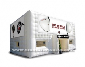 movable sports arena inflatable cubic tent