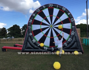 outdoor giant inflatable football darts board