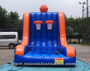 inflatable double basketball shooting