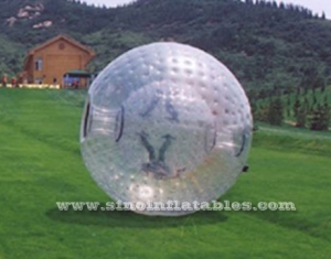  human roll inside inflatable zorb ball