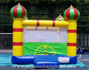 indoor rainbow balloon inflatable aladdin bouncer