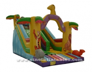 kids inflatable jungle slide