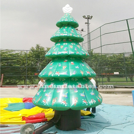 6m high outdoor giant advertising inflatable christmas tree on sale