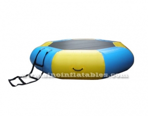 kids inflatable water trampoline with ladder