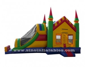 Rainbow inflatable combo game