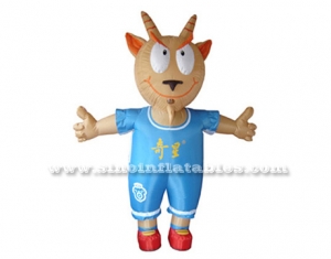 Hot selling outdoor advertising goat inflatable moving cartoon