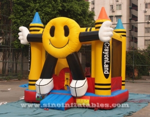 indoor children crayonland inflatable bouncer