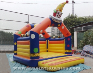 kids party clown inflatable bouncy castle