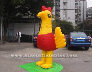 chicken advertising inflatable costume