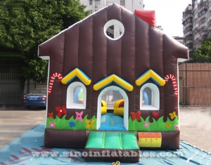 Cafe house kids inflatable bouncy castle