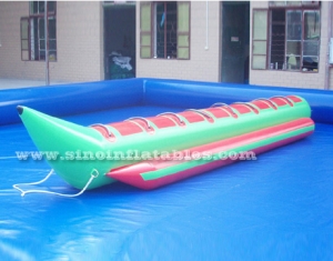 8 persons single row inflatable banana boat
