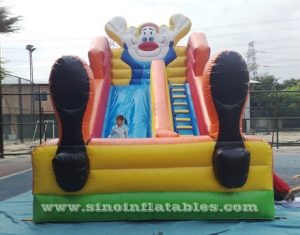 backyard kids inflatable clown slide