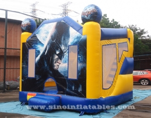backyard kids Batman inflatable jumping castle with slide