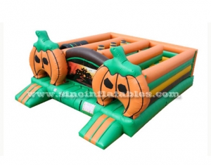 pumpkin inflatable amusement park