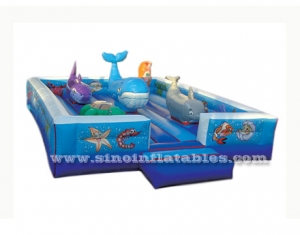 Sea world indoor kid inflatable amusement park