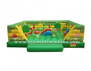 kids outdoor tropical inflatable amusement park