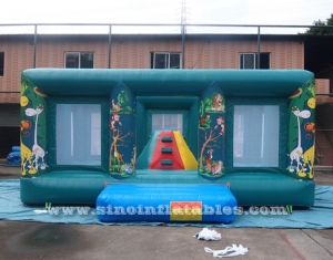 indoor kids jungle inflatable jumping castle