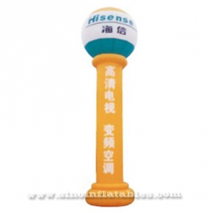 advertising inflatable pillar with round top