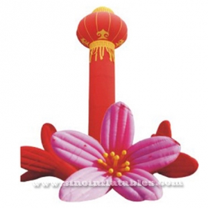 Red Chinese Lantern inflatable column