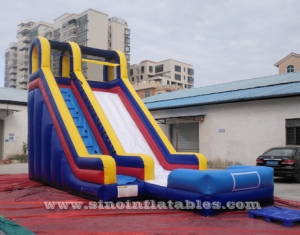 commercial use kids inflatable water slide with pool