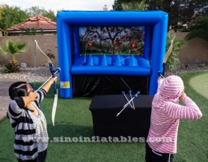 indoor inflatable archery game with hover balls
