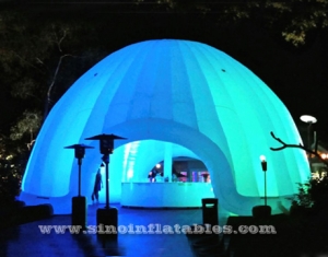 show led light inflatable dome tent