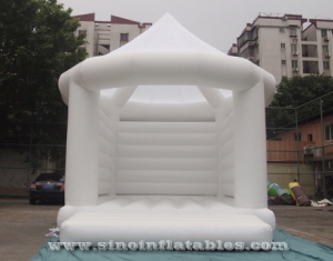 commercial grade adults wedding all white bouncy castle