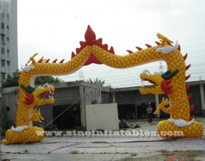 China dragon inflatable promotion arch