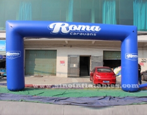 inflatable advertising arch with custom logo