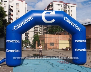 advertising inflatable arch for Caverian promotion