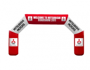 outdoor advertising inflatable race arch